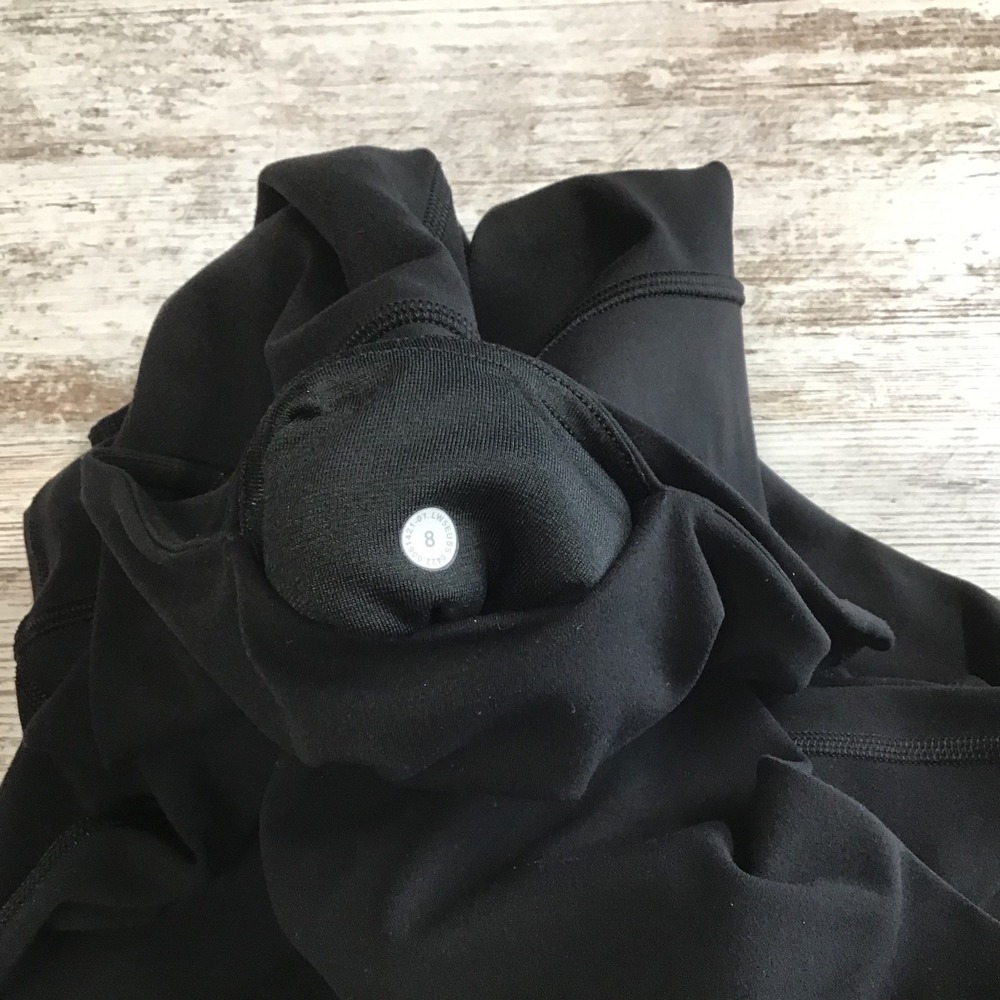 Lululemon Groove Super High-Rise Flared Pant Black Nulu Yoga Pants Size 8 - Picture 5 of 11